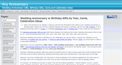 Desktop Screenshot of anyanniversary.com